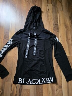 Black Women’s Black Logo Hoodie Sweater